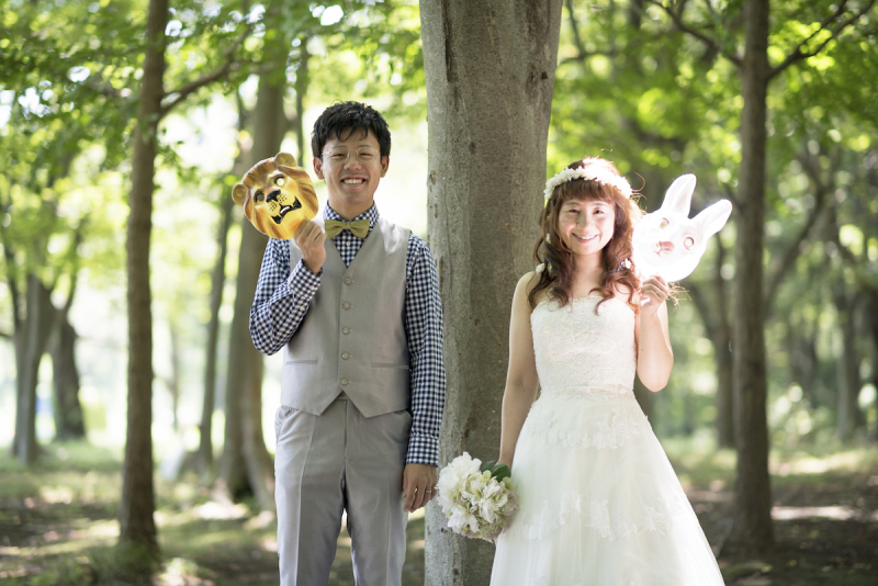 お面を持って！！