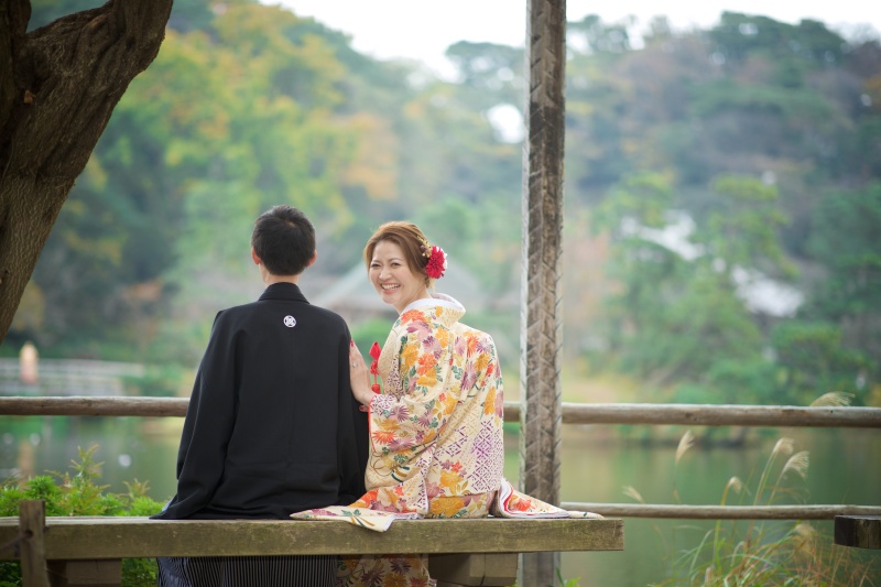 振り向きショット