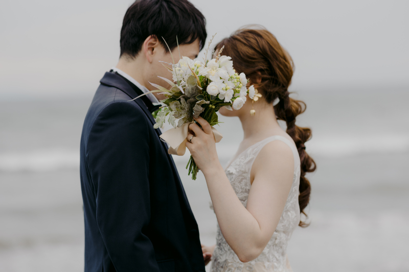 ブーケを撮影アイテムに！