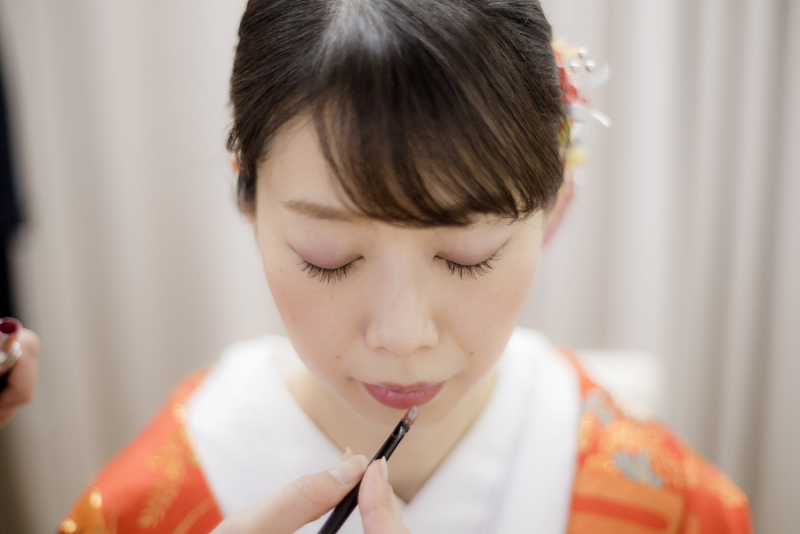 メイクアップシーン