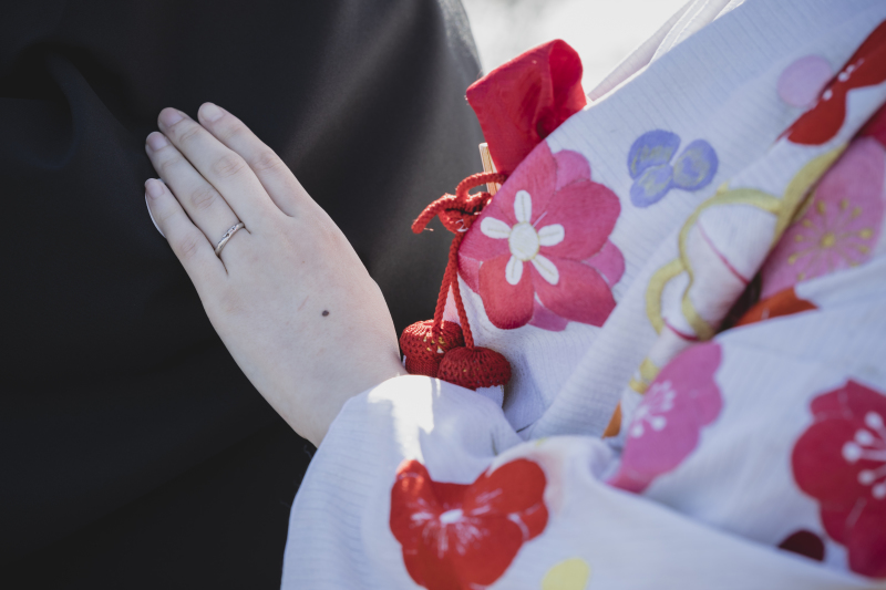 お手元アップ！