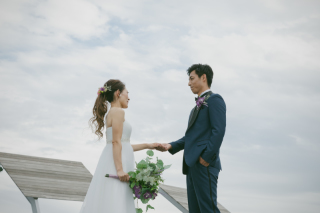 洋装　ロケーション撮影