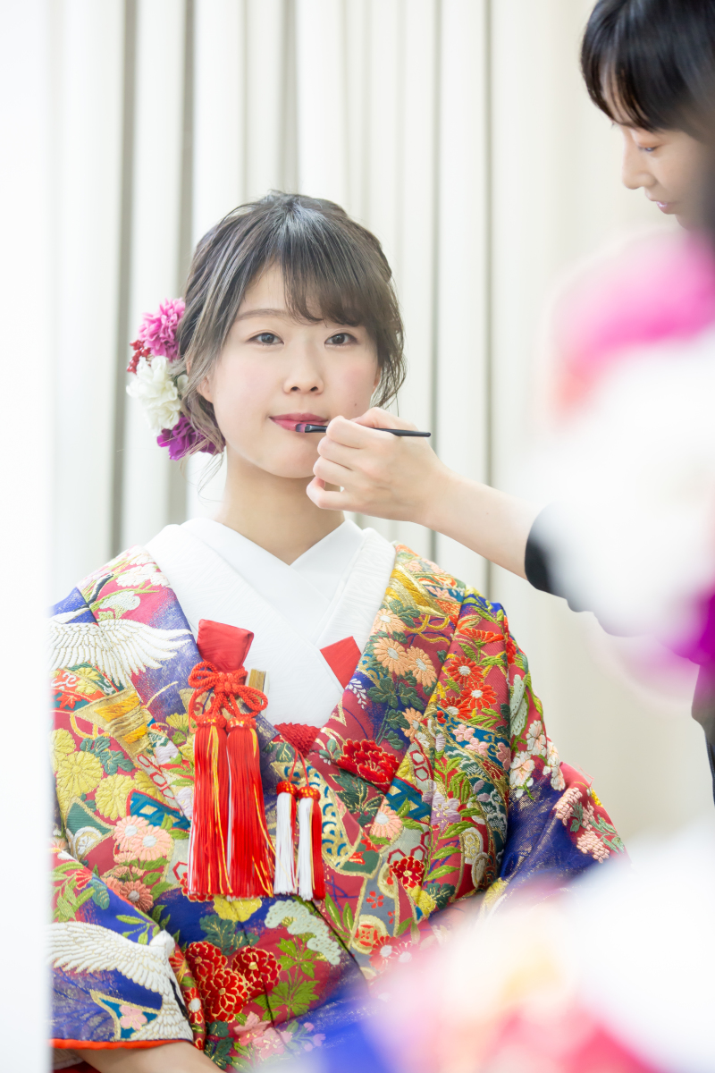お支度も・・・