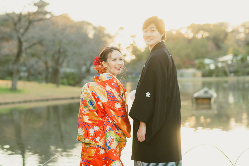 にっこり笑顔で