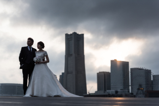 大桟橋でCOOLフォト