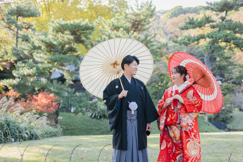 番傘を使って＊