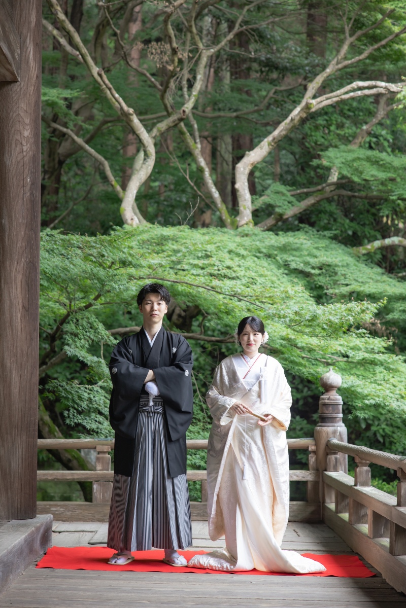 鎌倉にある妙本寺にて和装撮影スタート!