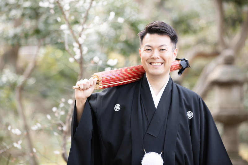 ご新郎様ソロショット