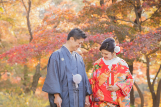 紅葉の美しい三渓園