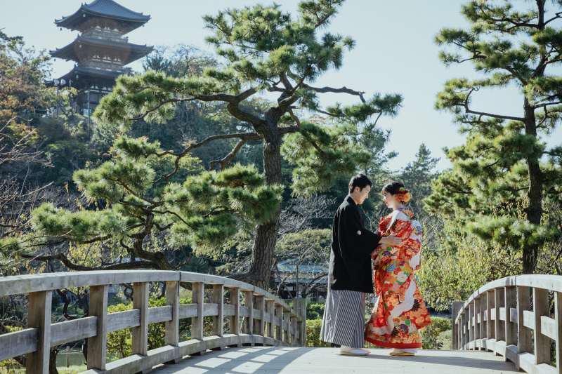 向かい合うおふたり♡