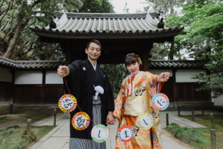 ロケーション　和装→洋装