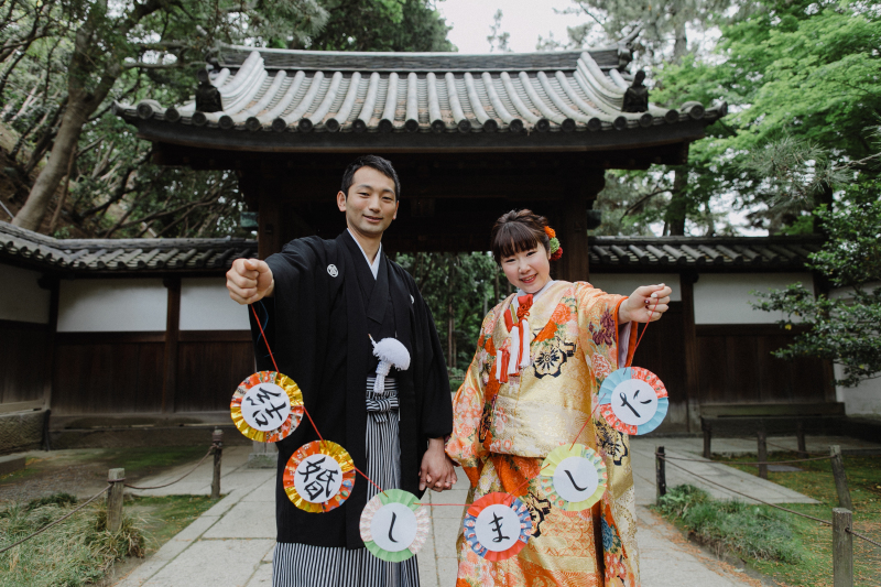 ロケーション　和装→洋装