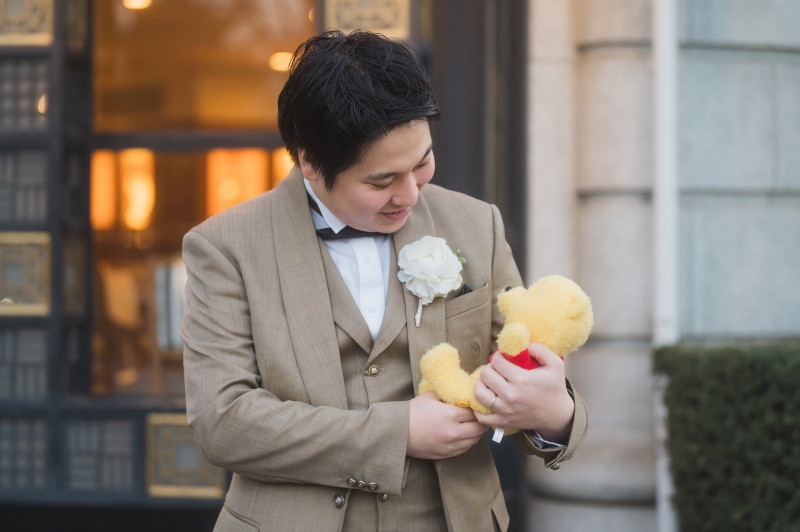 ご新郎様のソロショット*
