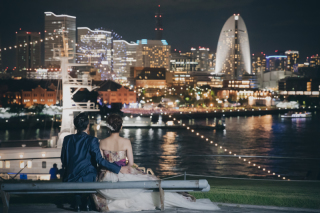 洋装　ロケーション撮影