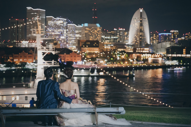 洋装　ロケーション撮影