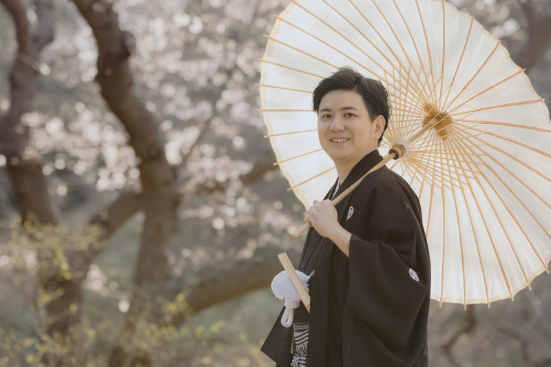 ご新郎様も記念に＊