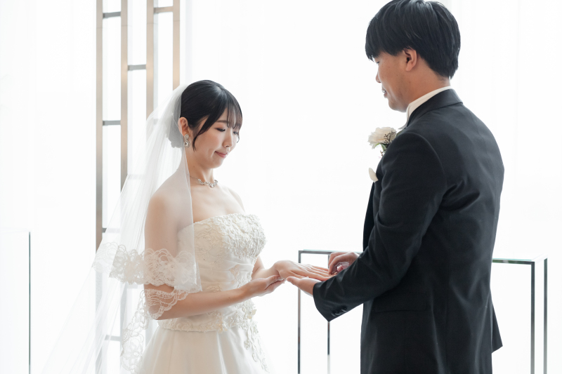 指輪交換セレモニー＊
