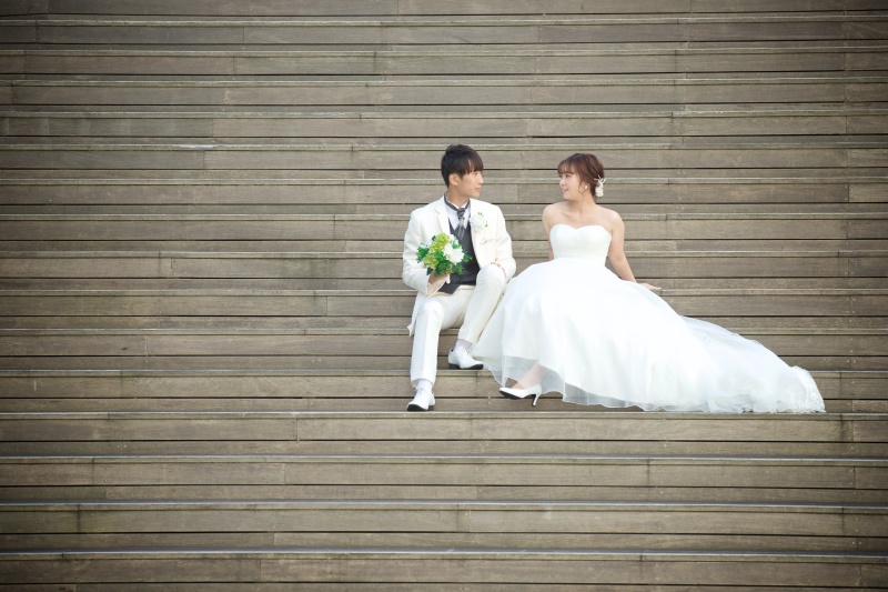 お座りショット♪