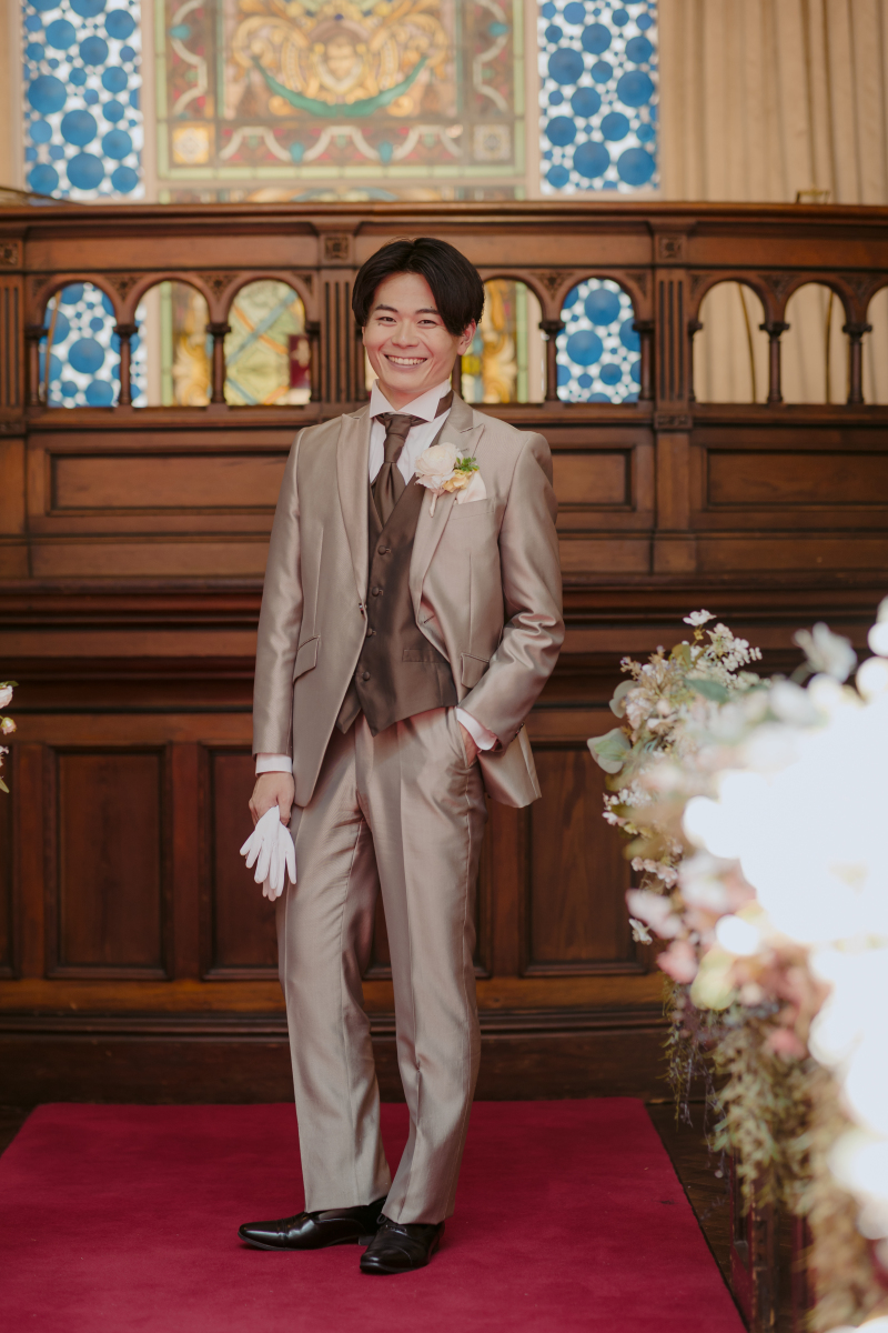 新郎様ソロショット*