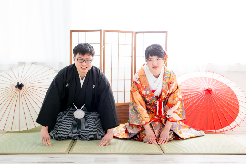 和装+洋装 スタジオ撮影!
