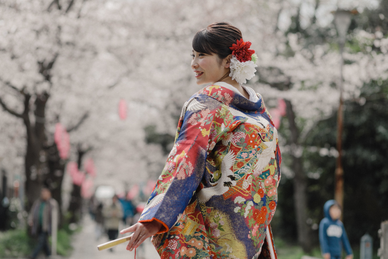 振り向きショット