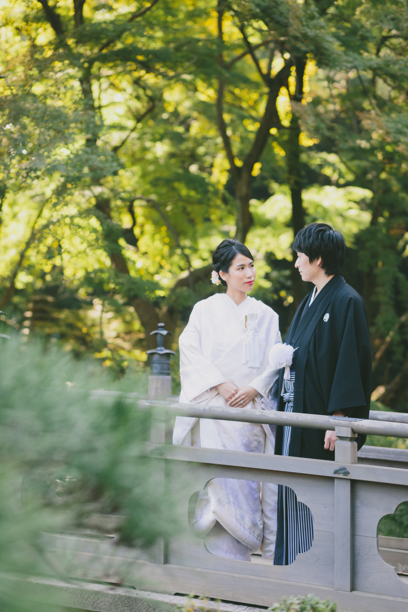 橋の上で・・・