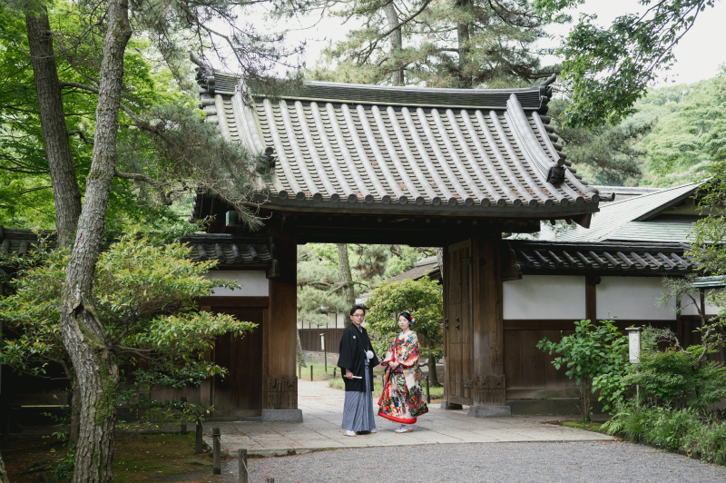 新緑が綺麗なエリアで