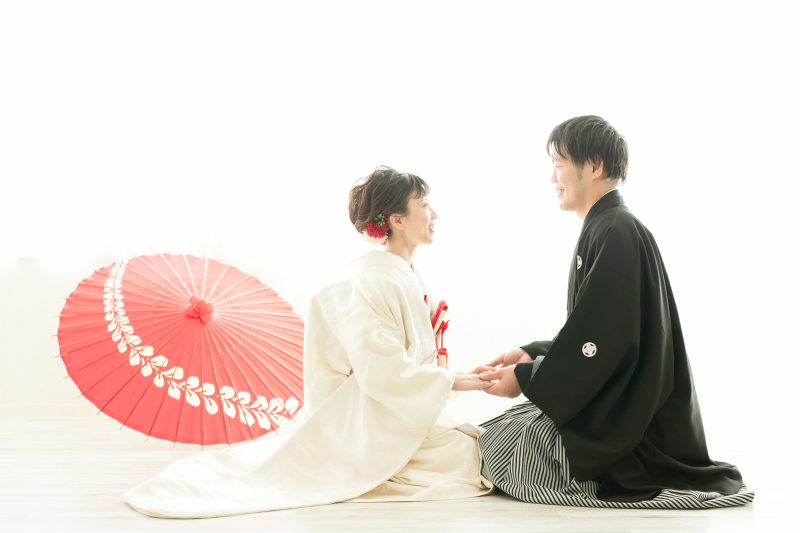 横浜スタジオで白無垢＊