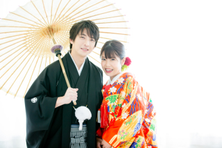 スタジオ撮影　和装×洋装