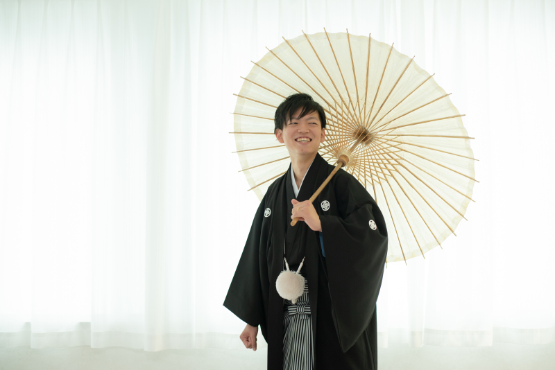 ご新郎様もソロショット！