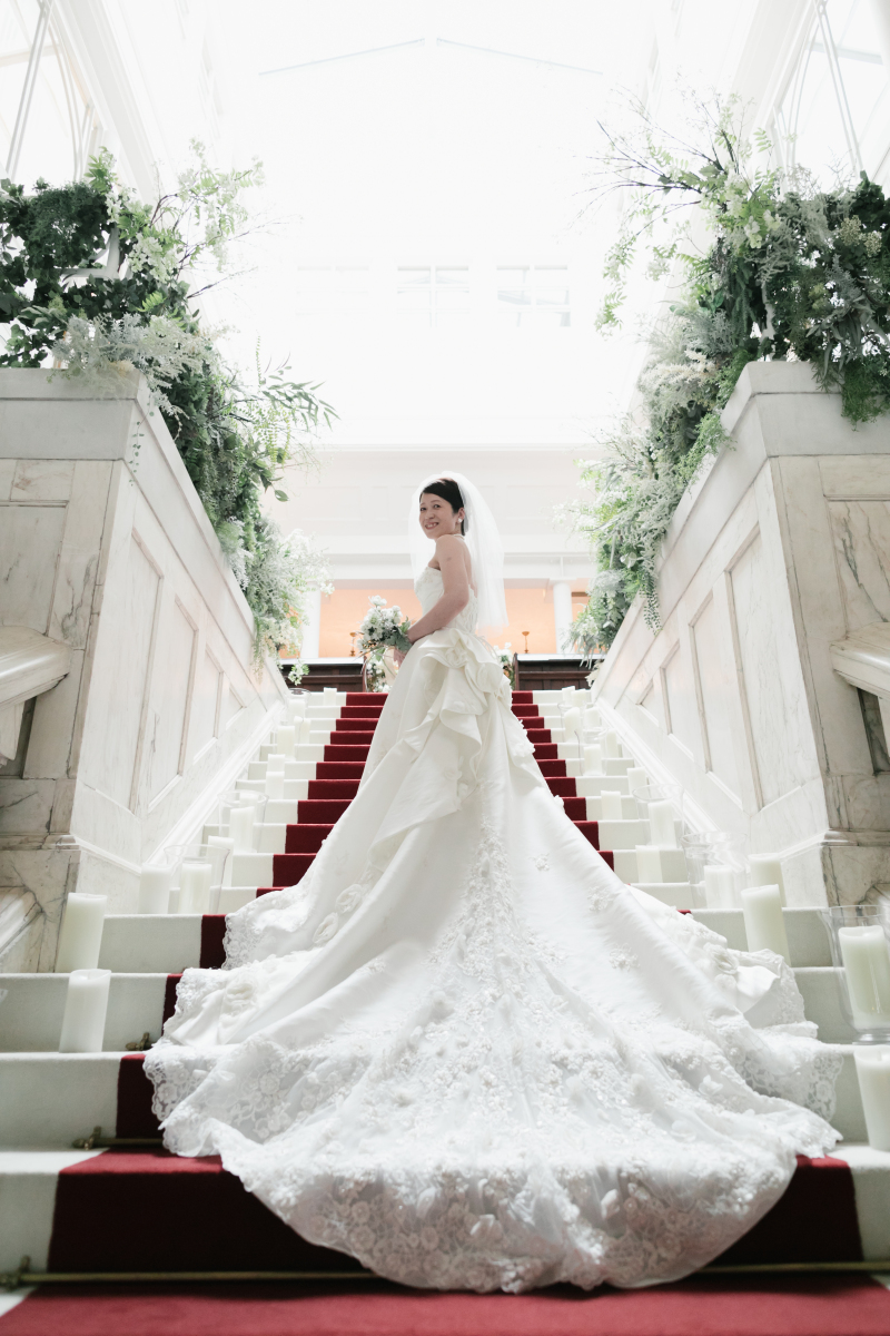 ロングトレーンが映えます