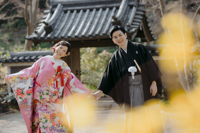 手繋ぎショット