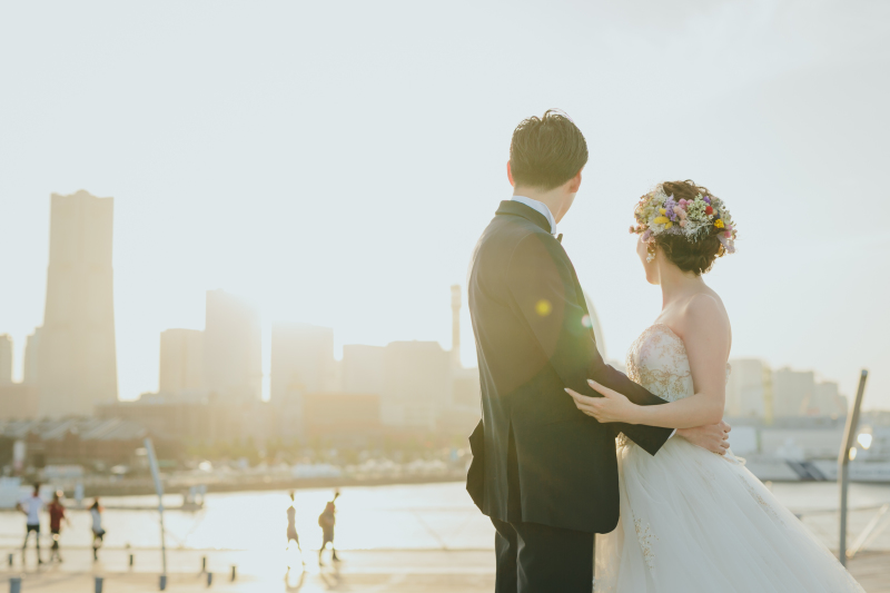 綺麗な夕日・・・ハート