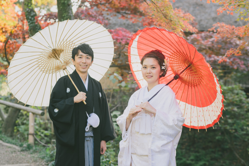 紅葉に包まれて