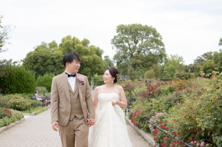 【洋装ロケ&スタジオ】山下公園で残すフォトウェディング＊