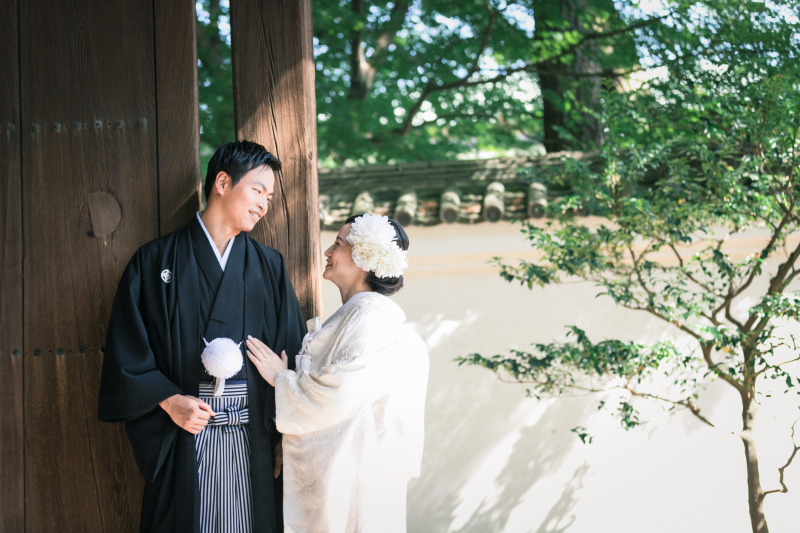 見つめ合いショット