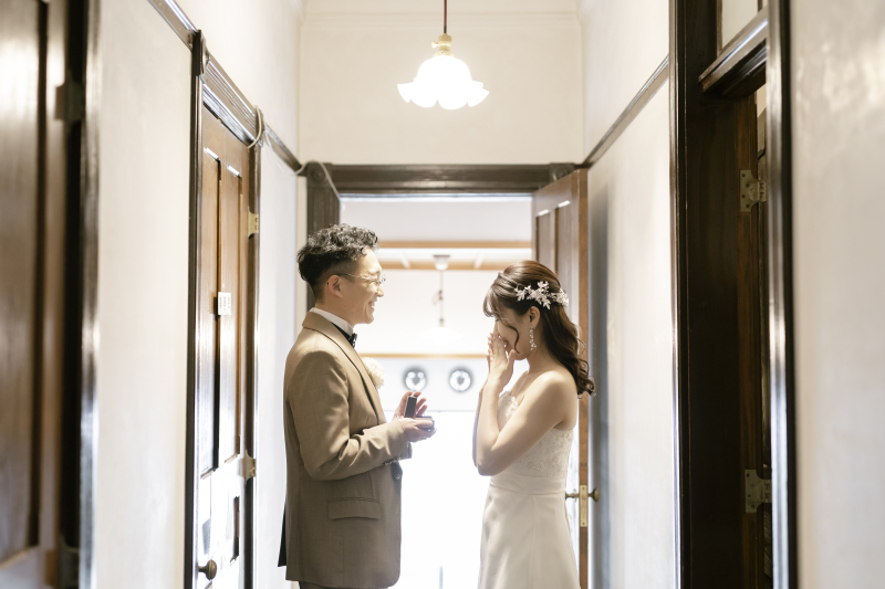 指輪の箱をパカっと＊