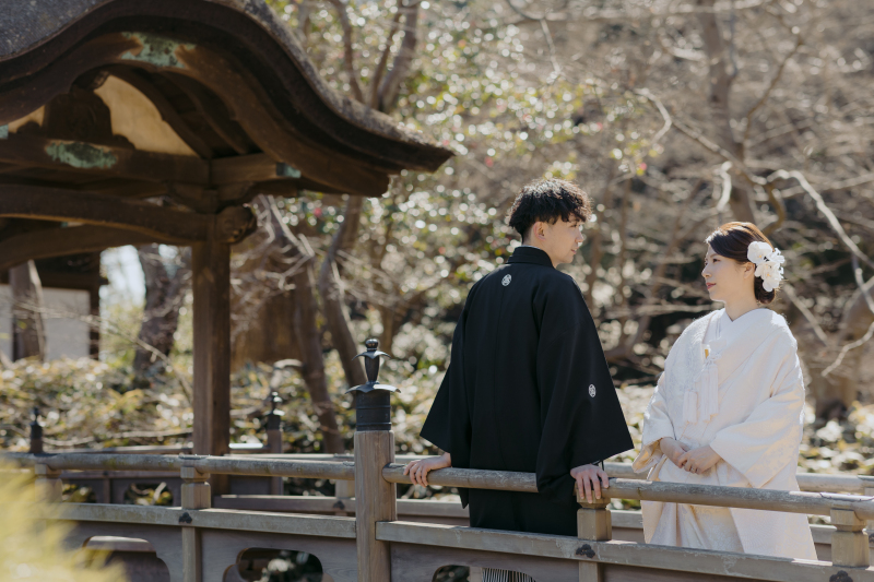 景色を見ながら