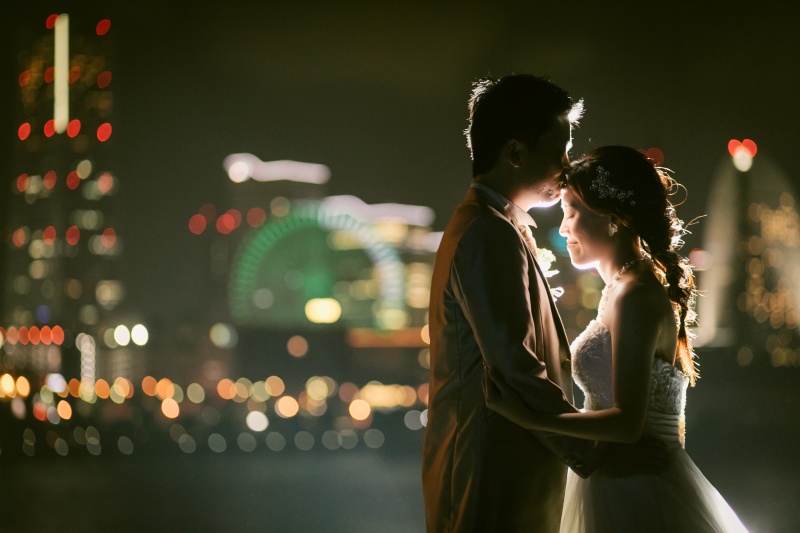 おでこに・・・