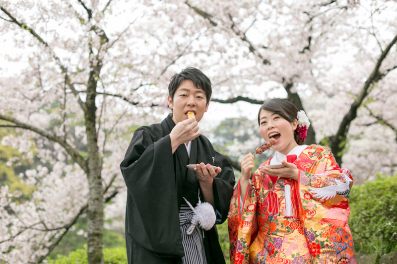 色打掛の撮影時には・・