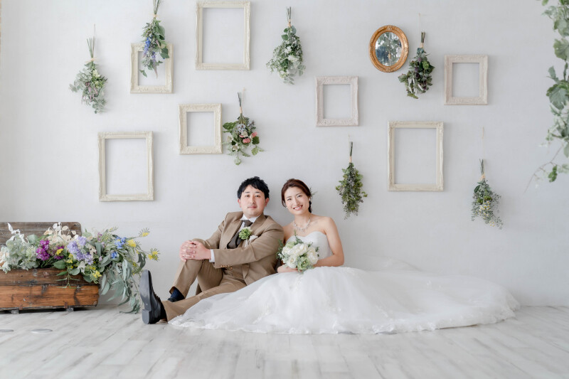 お座りショット♪