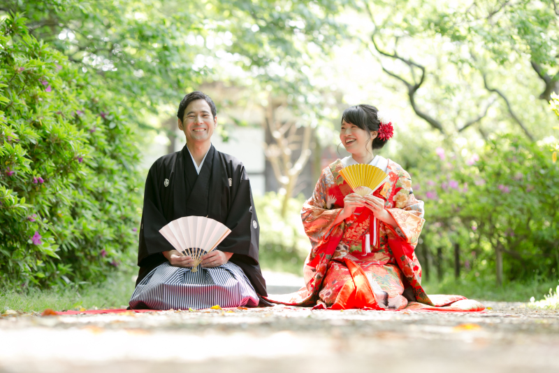 楽しく正座ショット！