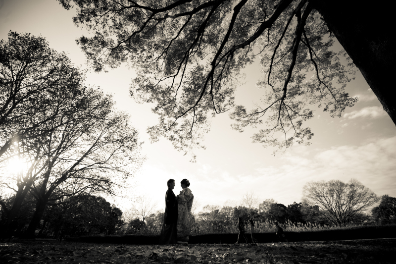 モノクロで・・・