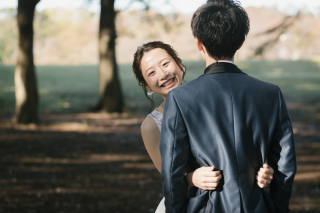 洋装　ロケーション撮影