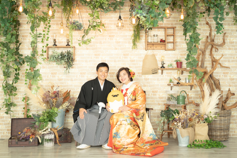 和装×洋装　スタジオ撮影