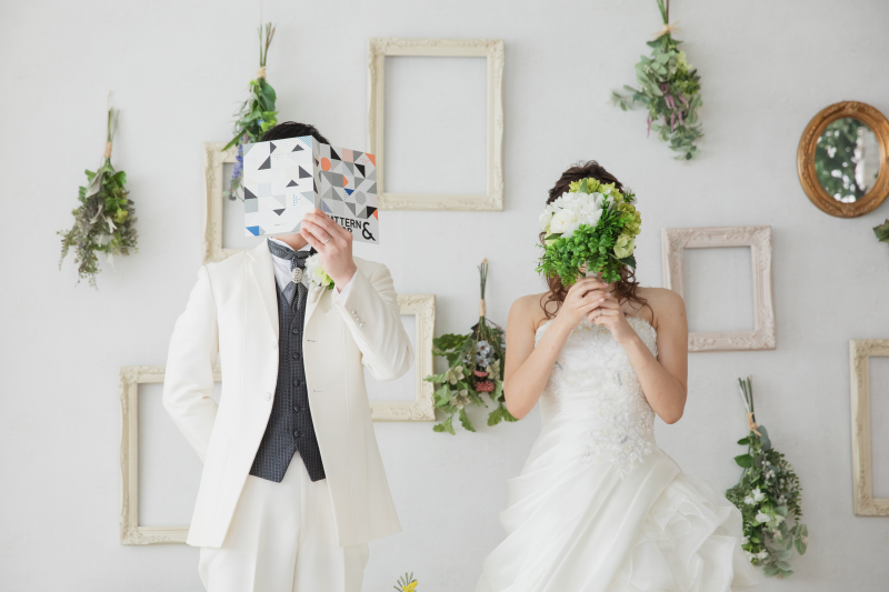 お顔隠しショット