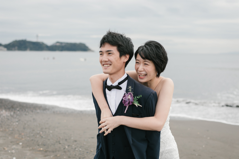 鵠沼海岸＊洋装