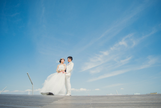青空の下でin大桟橋
