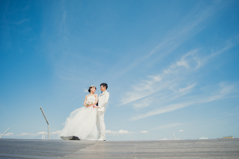 青空の下でin大桟橋
