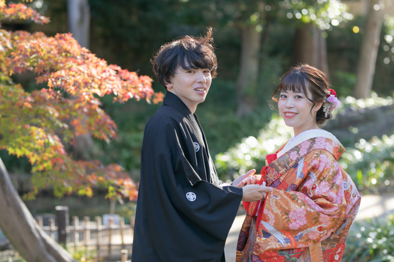 にっこり笑顔で